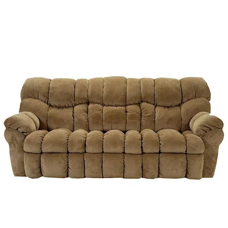 Casual Style Motion Sofa with Built In Table